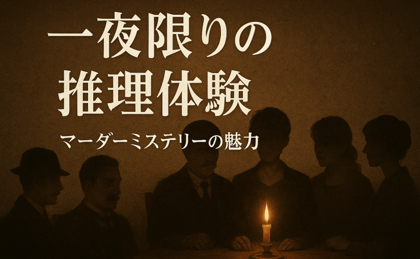 初心者でも楽しめる！一夜限りの推理体験「マーダーミステリー」とは？
